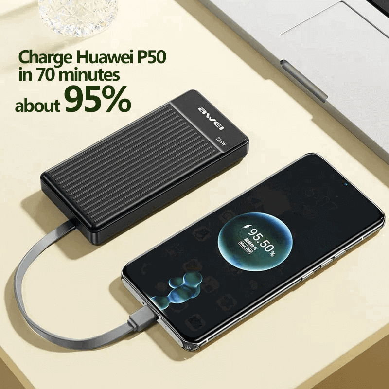 Awei P88K 10000mAh 22.5W Mini Fast Charging Power Bank