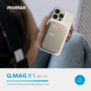 Momax Q.Mag X1 Gen2 10000mAh Wireless charger with powerbank