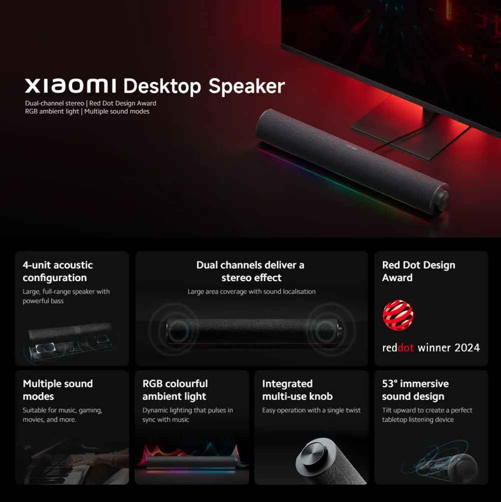 xiaomi desktop bluetooth speaker