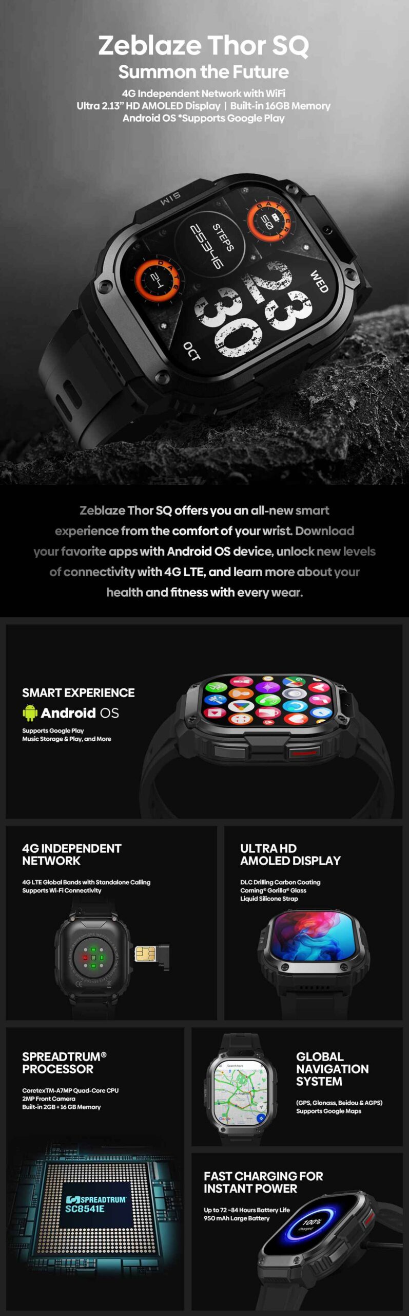 Zeblaze-Thor-SQ-4G-Android-Smart-Watch