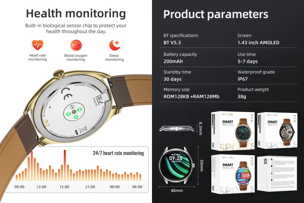 hoco-y22-smart-watch-price-in-bangladesh
