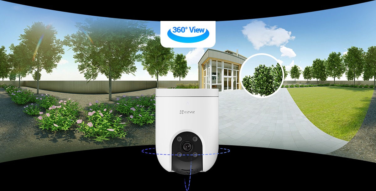 EZVIZ CS-H8c Pro 5MP 3K Pan & Tilt Wi-Fi IP Camera