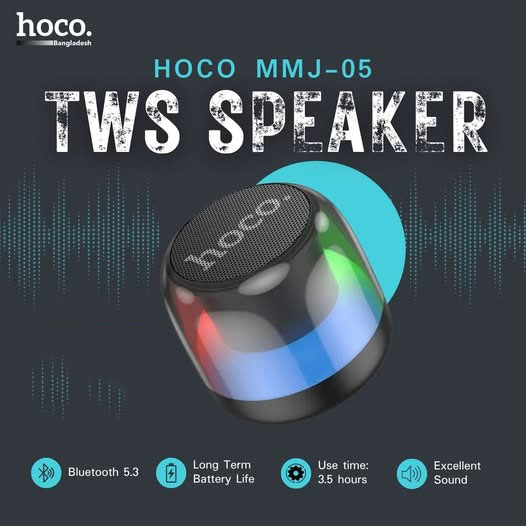 Hoco MMJ05 Crystal TWS Bluetooth Speaker