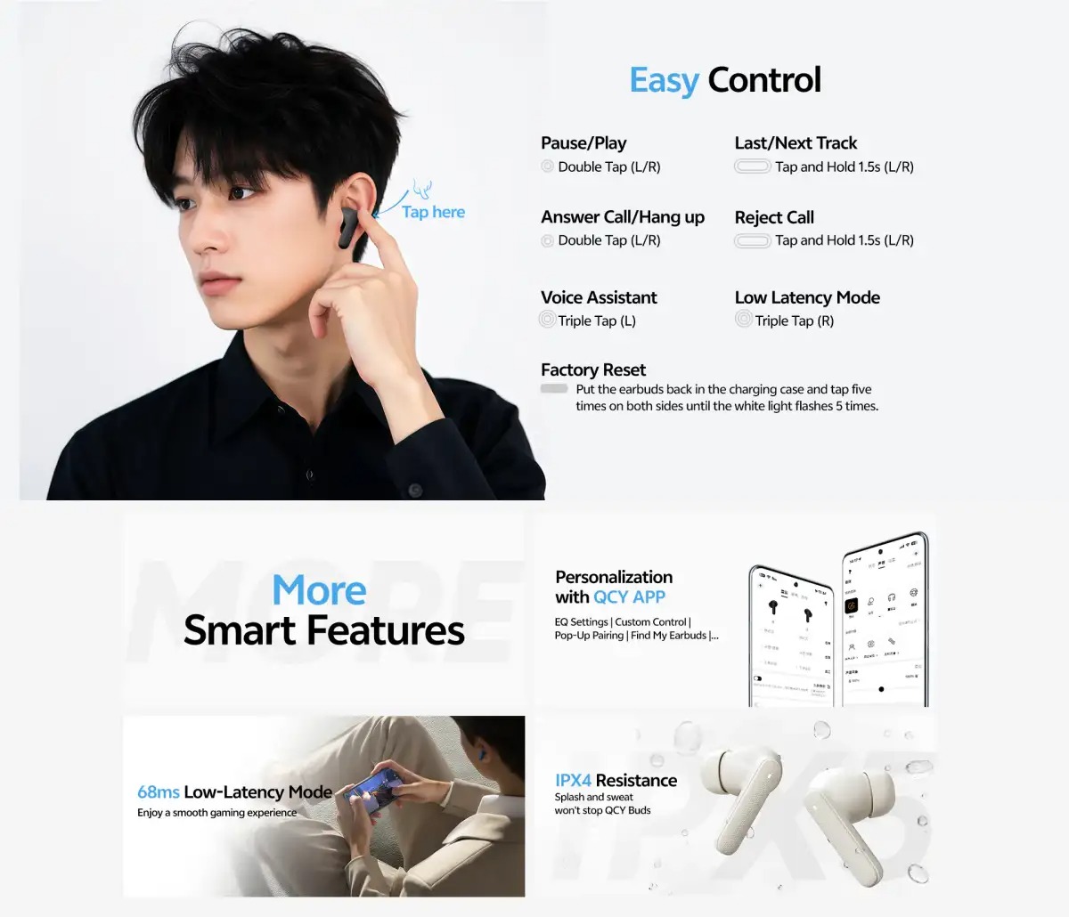 QCY Buds QT43 TWS Earbuds Price in Bangladesh