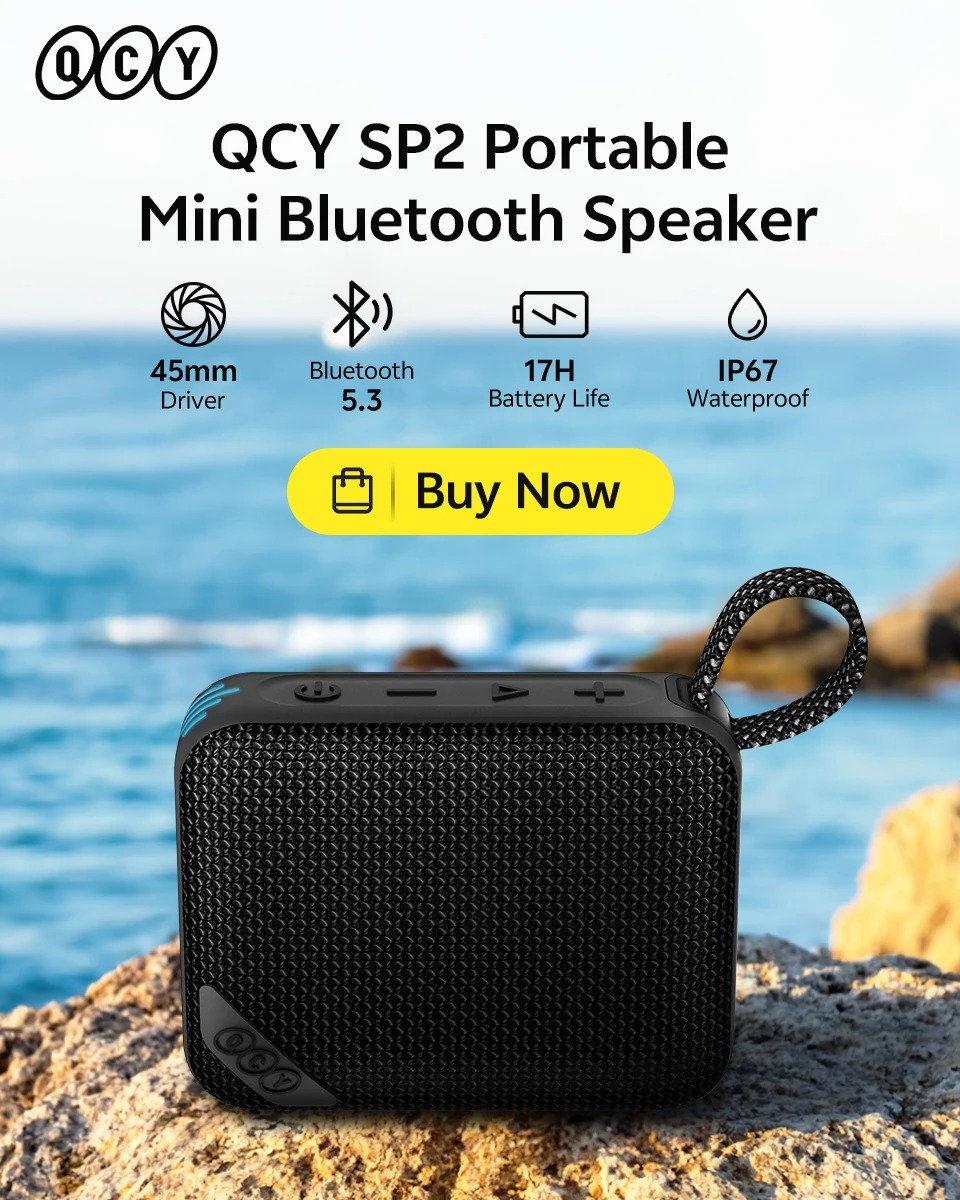 QCY SP2 Portable Wireless Speaker with RGB Lighting Price in Bangladesh