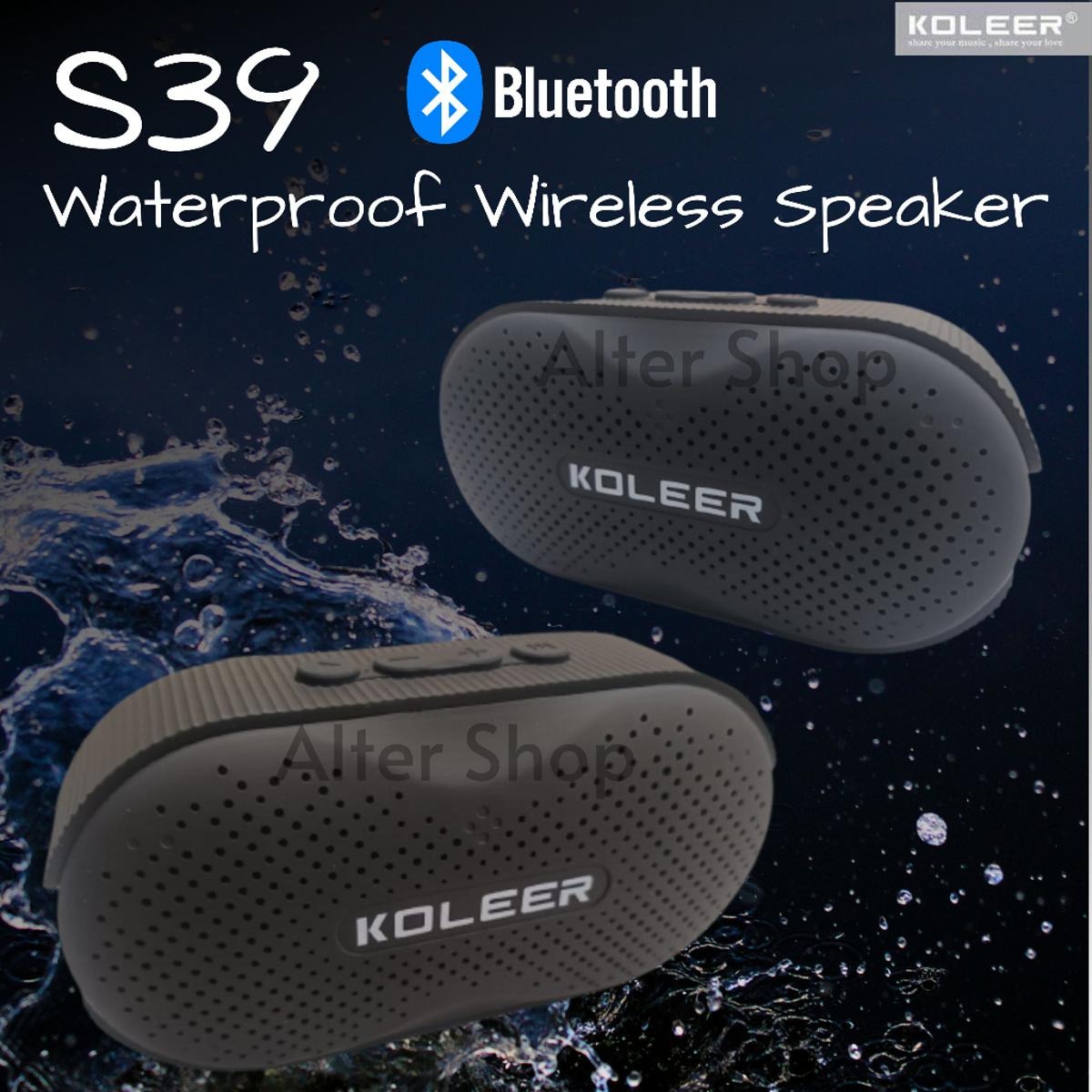 Koleer S39 Portable Bluetooth Speaker