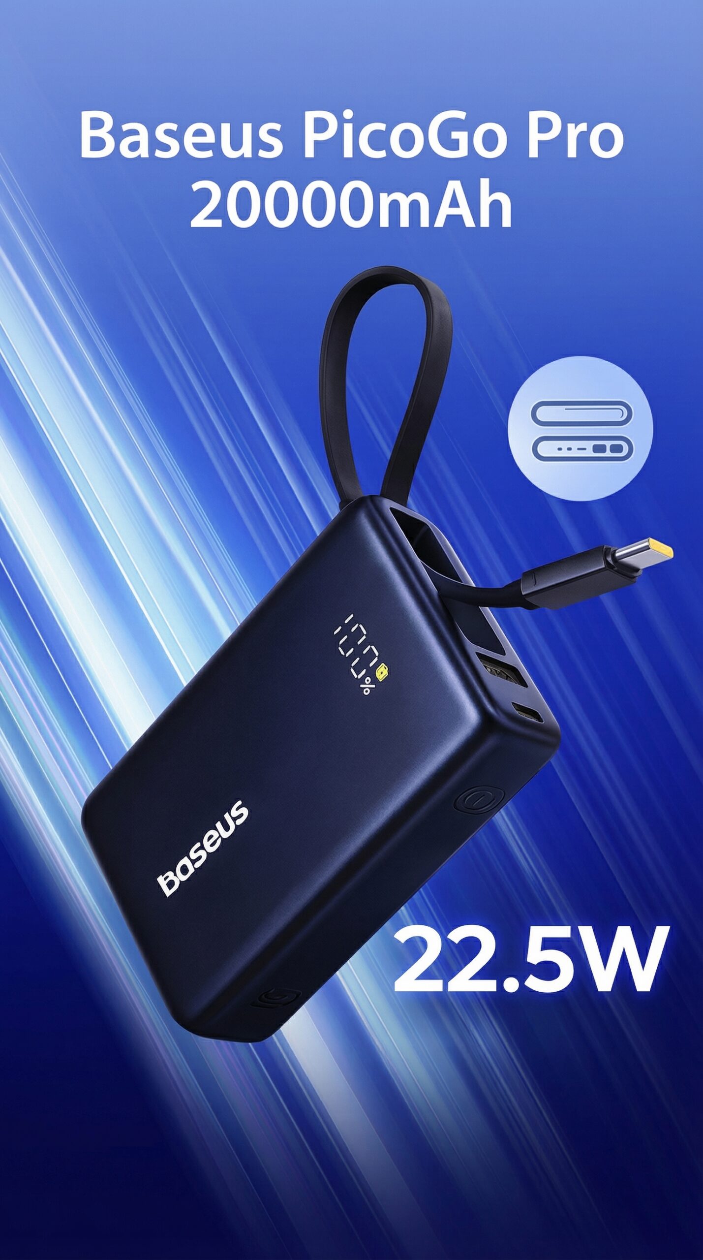 Baseus PicoGo Pro 22.5W 20000mAh Power Bank Price in Bangladesh