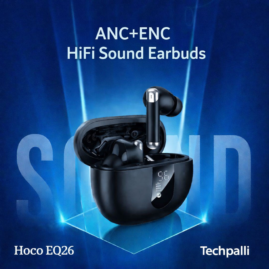 Hoco EQ26 ANC ENC HiFi Sound Earbuds Price in Bangladesh