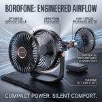 BOROFONE DBF02 Desktop Fan with Light - Image 3