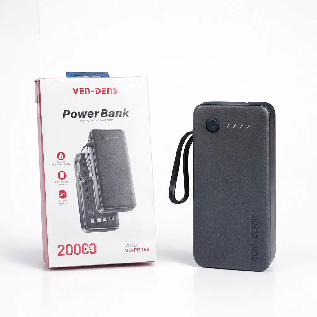 VEN-DENS Power Bank 20000mAh (VD-PB059) Price in Bangladesh
