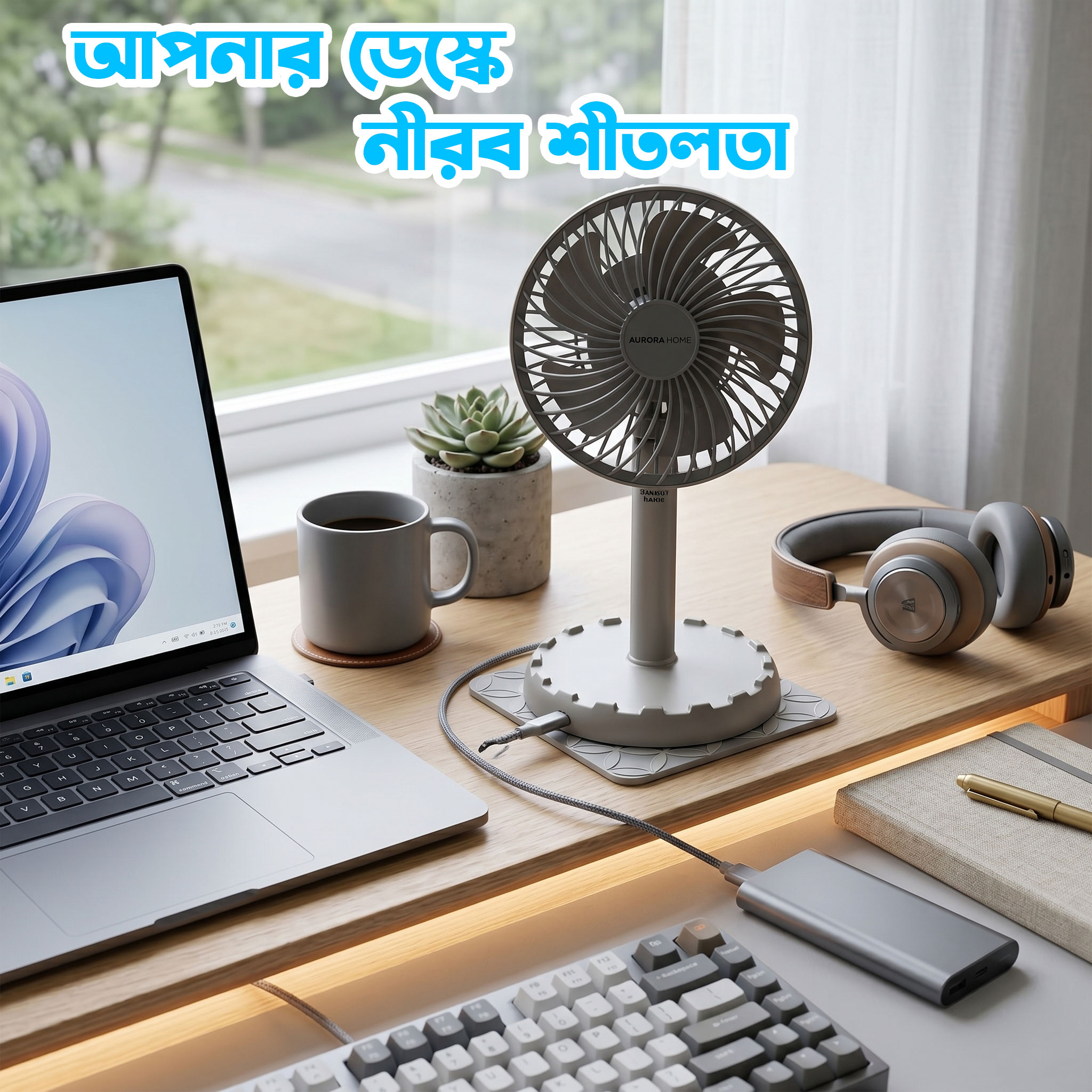 আপনার ডেস্কে নীরব শীতলতা